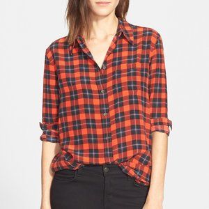 Equipment Reese Plaid Silk Shirt